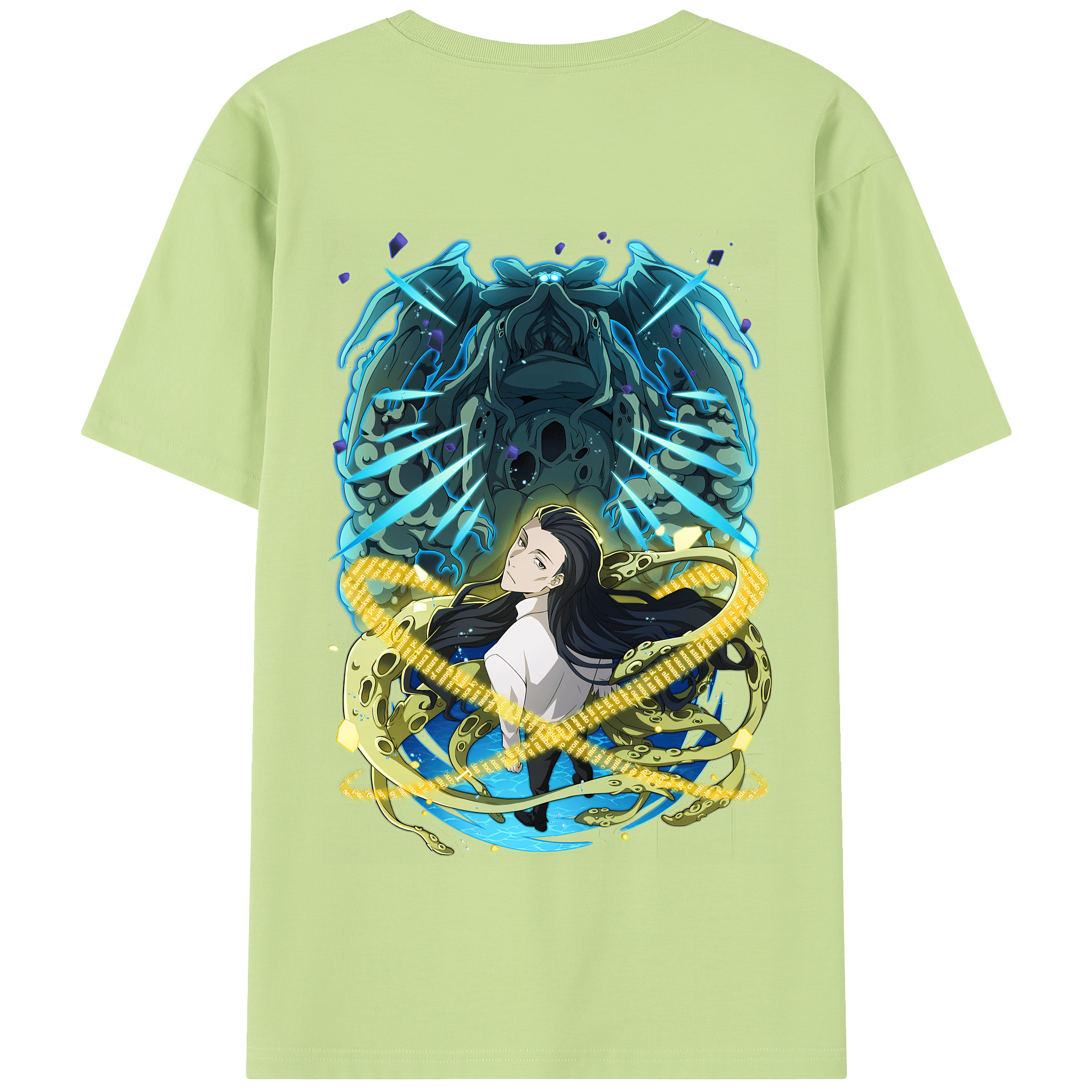 （画像用） 文豪ストレイドッグス Bungo Stray Dogs 綿100％半袖Tシャツ（背面プリント）